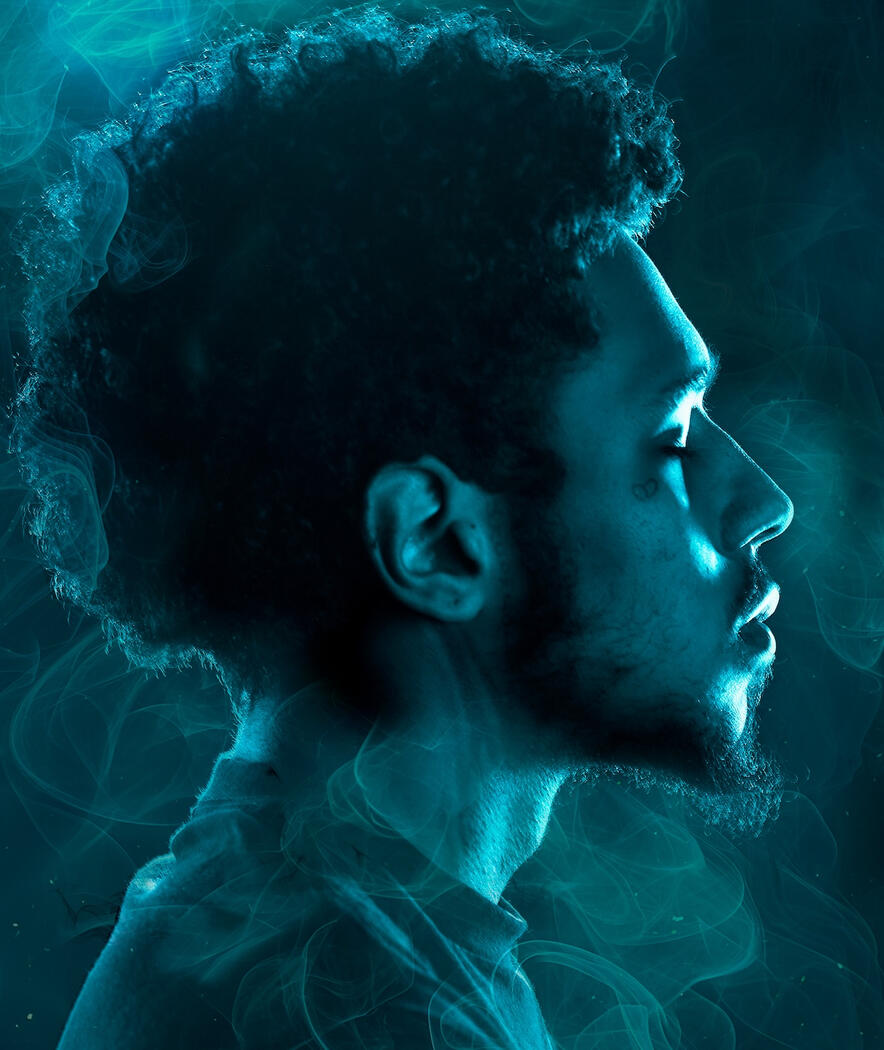 For ZAAY's Album cover - original concept and design by UltraSnaps - we created some concepts using AI to guide the shoot and art direct the shot.