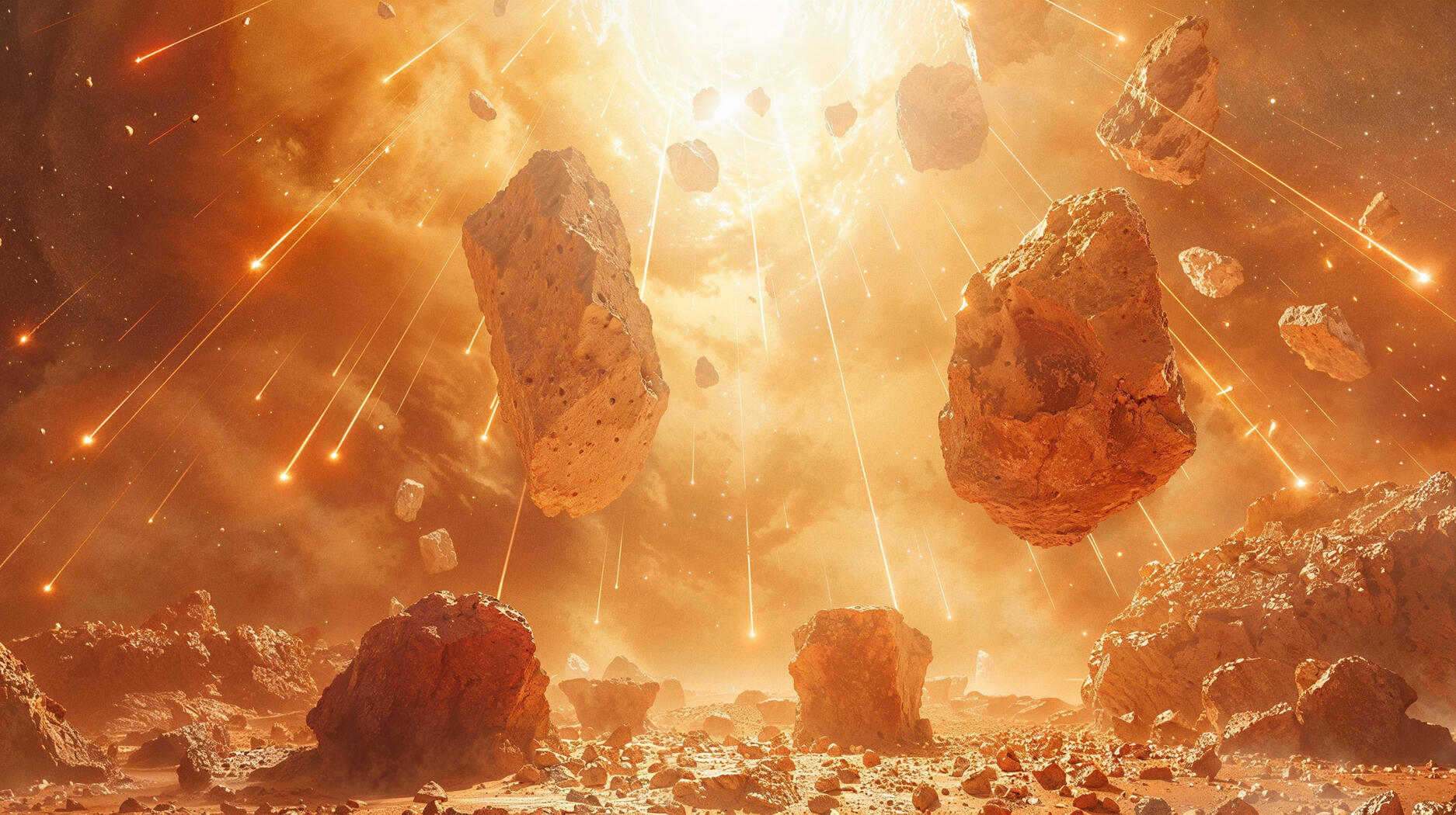 Apocalypse meteor shower